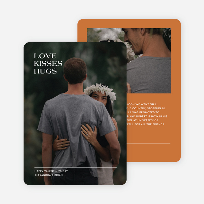 Pure Affection Valentine’s Day Cards - Orange