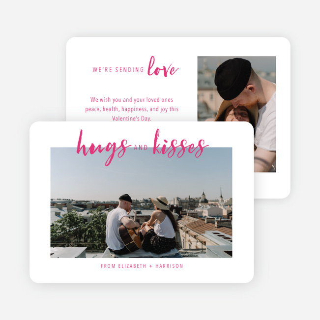 Simply Brushed Valentine’s Day Cards - Pink