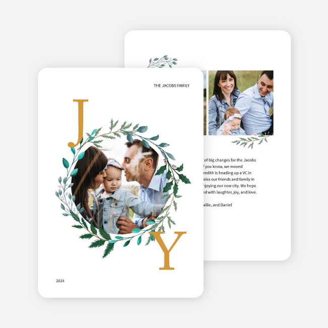 Glimpse of Joy Christmas Cards - Yellow