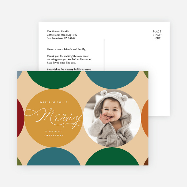 Popping By with Cheer Christmas Cards - Multi