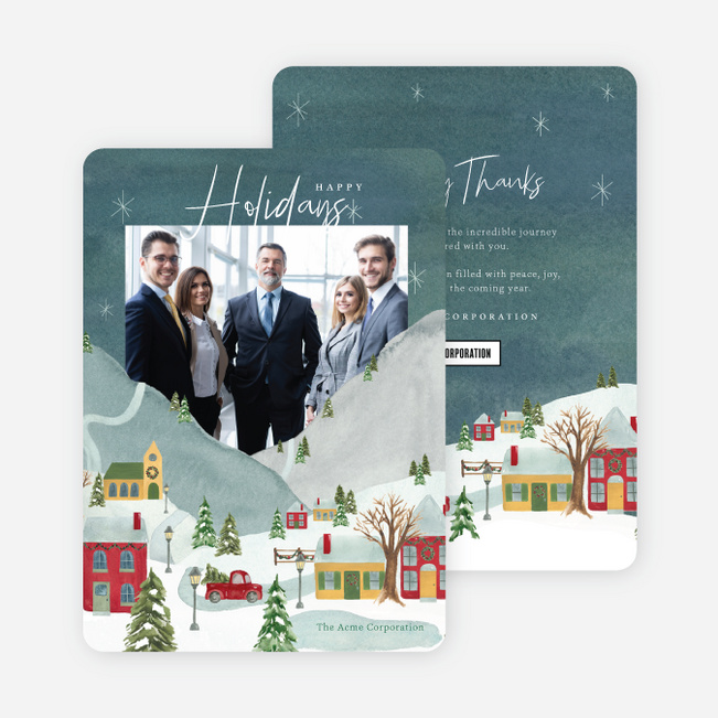 Mountain Merriment Corporate Holiday Cards & Corporate Christmas Cards - Multi