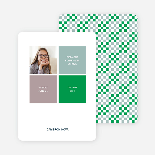 Modern Graduation Announcements - Asparagus