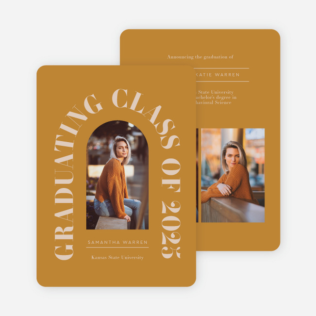 Gateway to Success Graduation Announcements & Graduation Invitations - Yellow