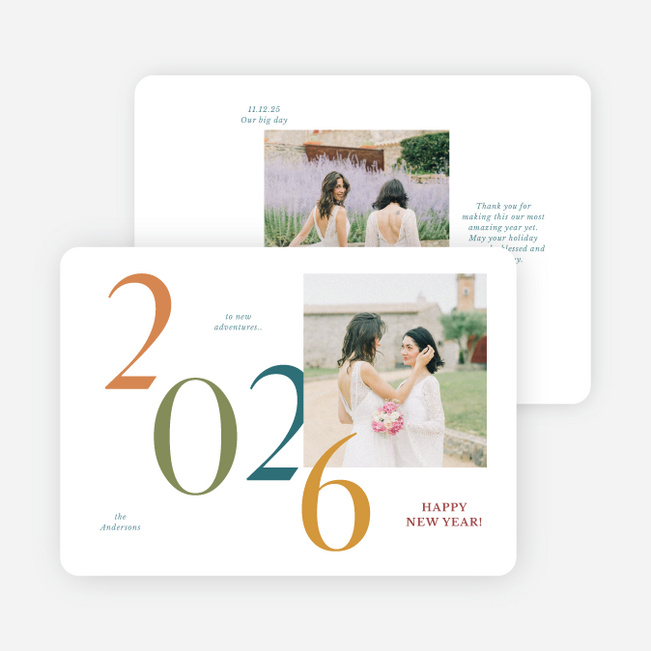 Charming Adventure New Year Cards and Invitations - Multi