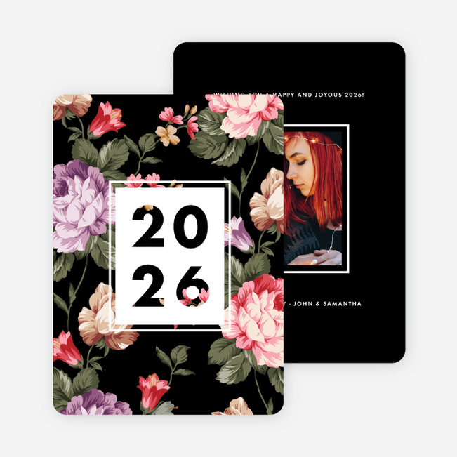 Flourishing Thoughts New Year Cards - Multi