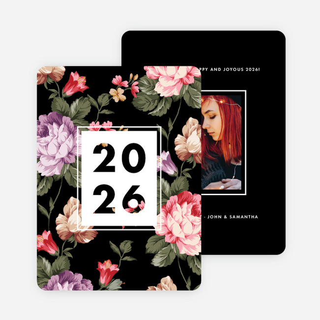 Flourishing Thoughts New Year Cards - Multi