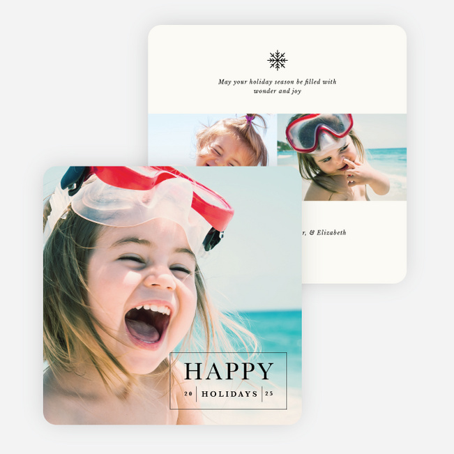 Happy Memories Holiday Cards - Beige