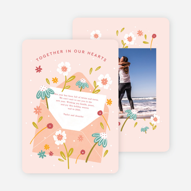 Fanciful Letter Christmas Photo Cards & Holiday Photo Cards - Multi