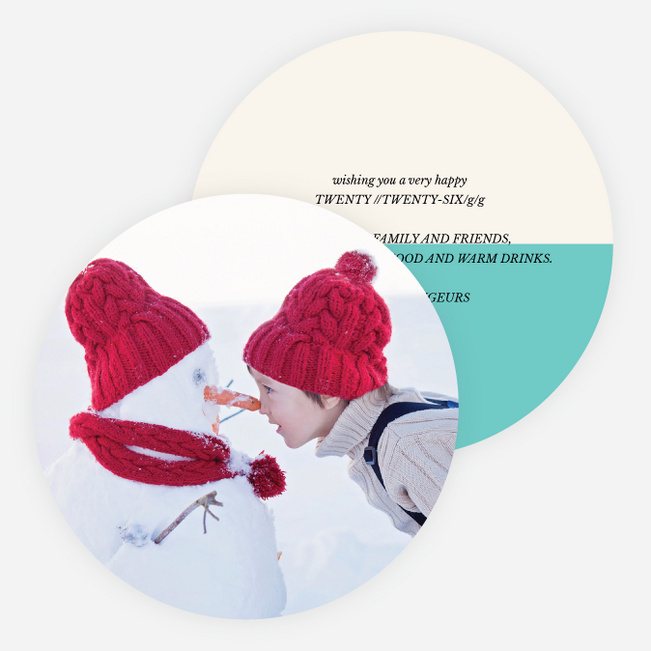 All Photo New Year Cards - Blue