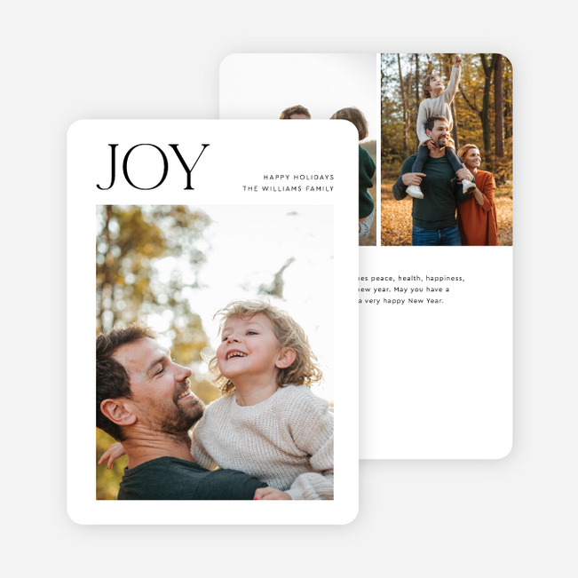 Masthead Greetings Holiday Cards and Invitations - Black