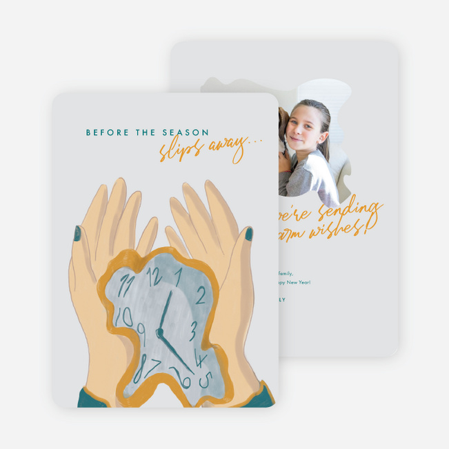 Before It’s Gone New Year Cards and Invitations - Yellow