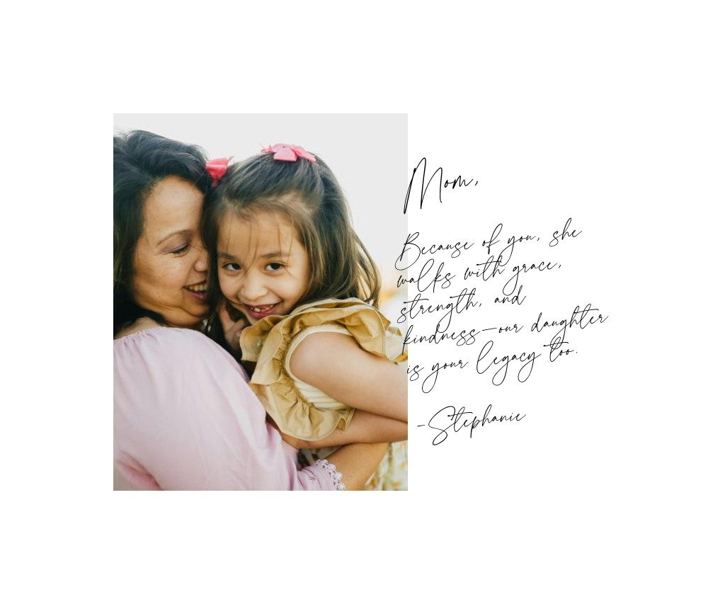 Notable Moments Parents 10” x 8” Art Print - White