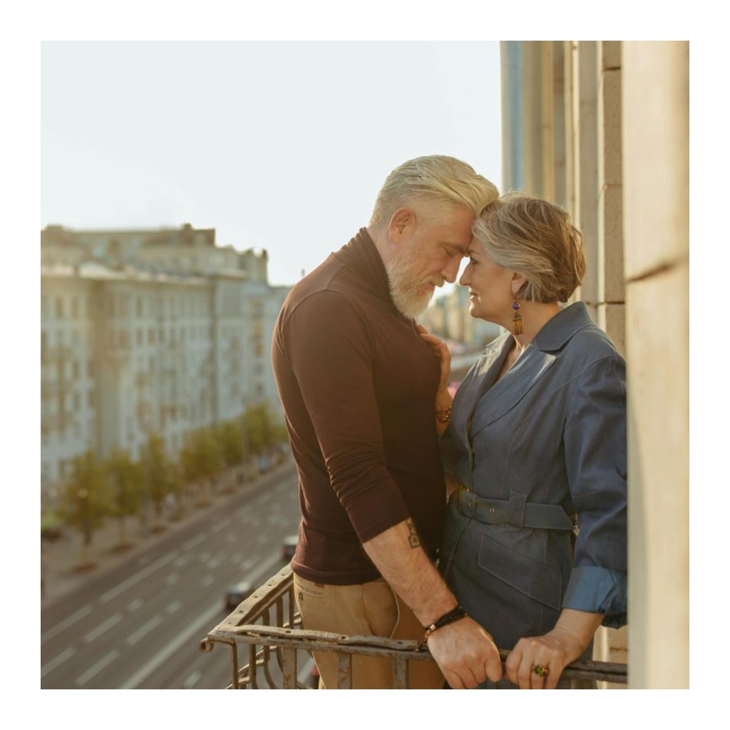 Simply Photo: Parents, 16” x 16” Art Print - White