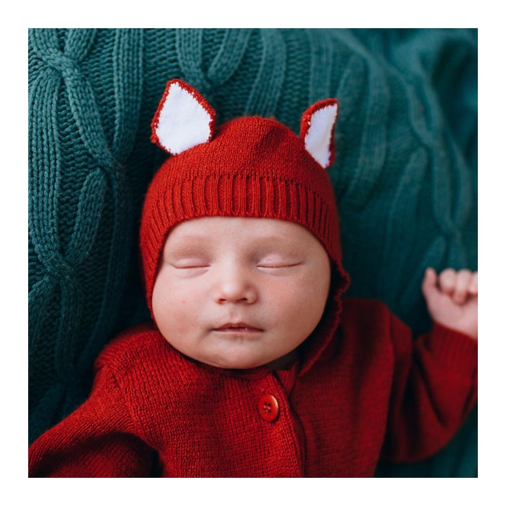 Simply Photo: Baby, 16” x 16” Art Print - White