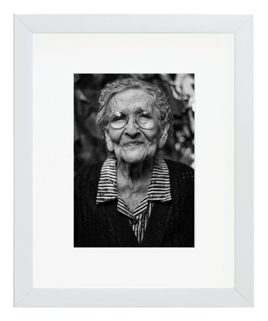 Simply Photo: Memorial, 8” x 10” Framed Print with Mat - White