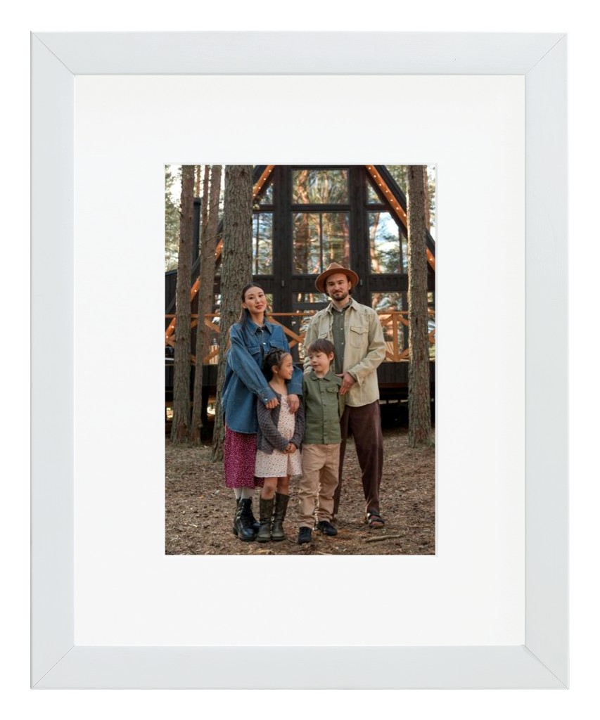 Simply Photo: Travel, 8” x 10” Framed Print with Mat - White