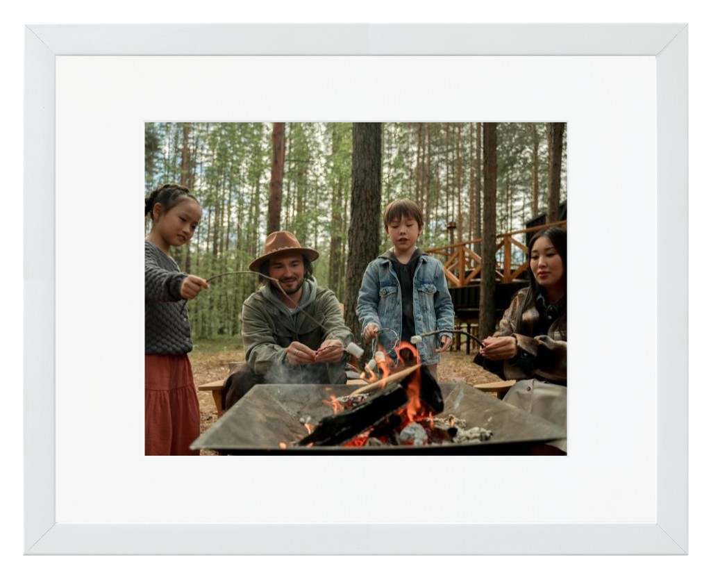 Simply Photo: Travel, 14” x 11” Framed Print with Mat - White