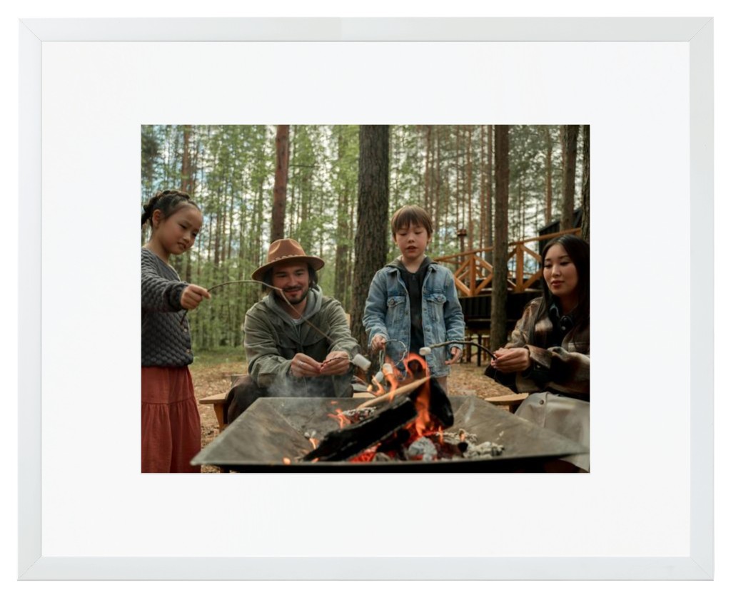 Simply Photo: Travel, 20” x 16” Framed Print with Mat - White