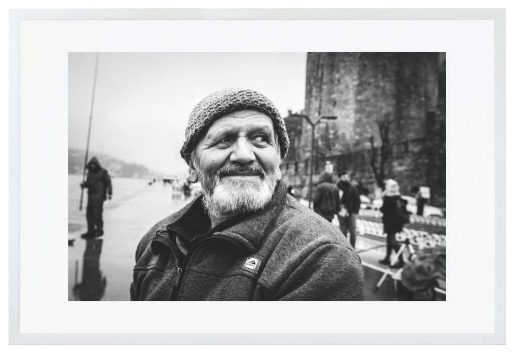 Simply Photo: Memorial, 30” x 20” Framed Print with Mat - White