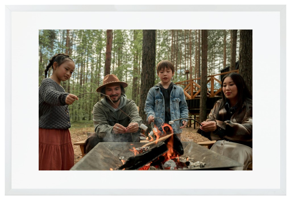 Simply Photo: Travel, 30” x 20” Framed Print with Mat - White