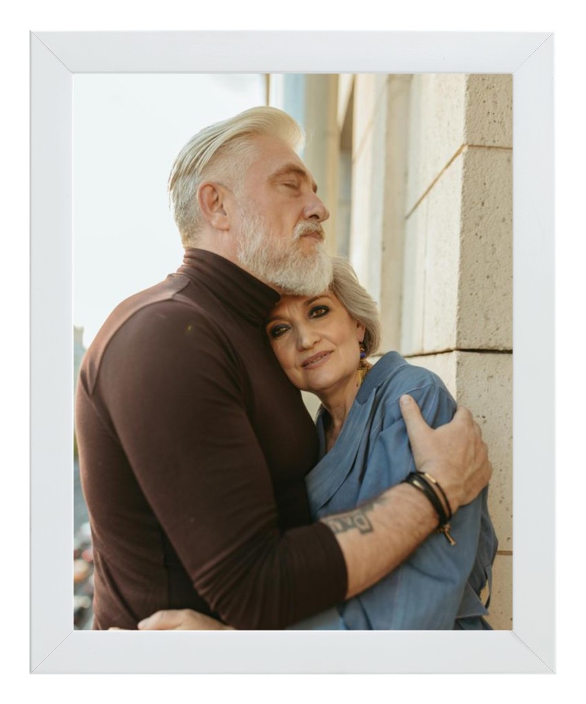 Simply Photo: Parents, 8” x 10” Framed Print - White