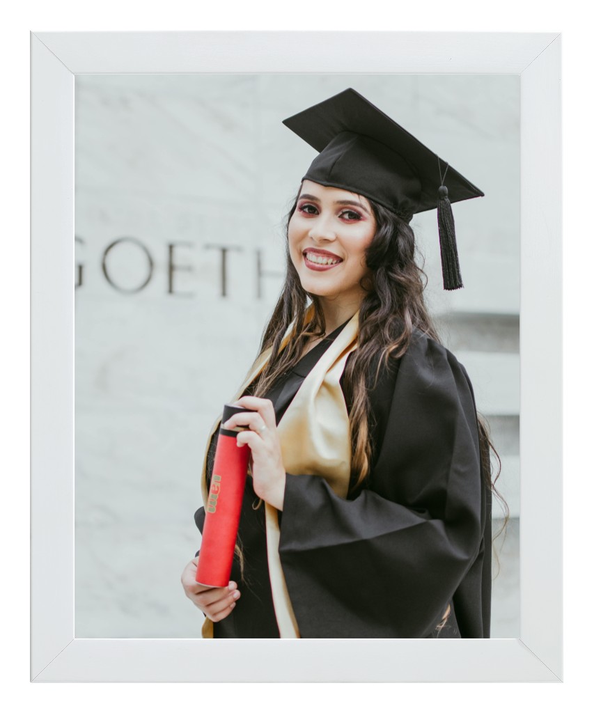 Simply Photo: Graduation, 8” x 10” Framed Print - White