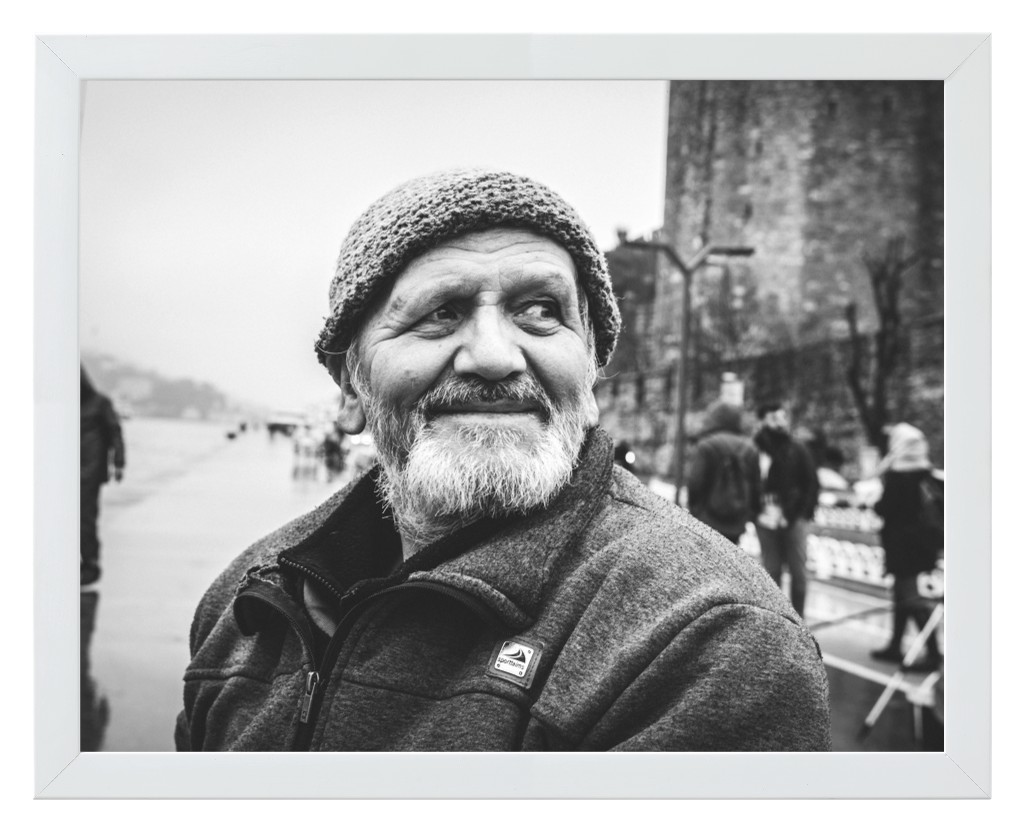 Simply Photo: Memorial, 14” x 11” Framed Print - White