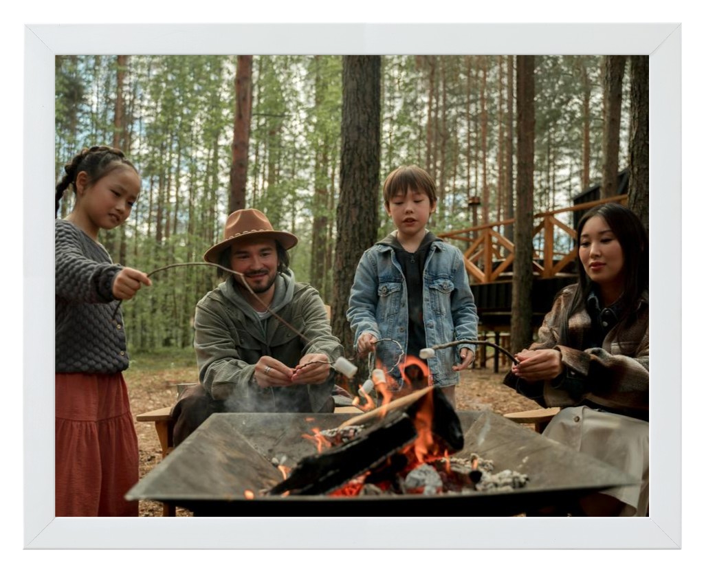 Simply Photo: Travel, 14” x 11” Framed Print - White