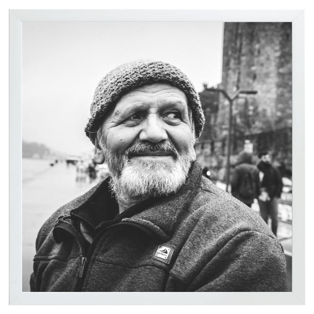 Simply Photo: Memorial, 16” x 16” Framed Print - White