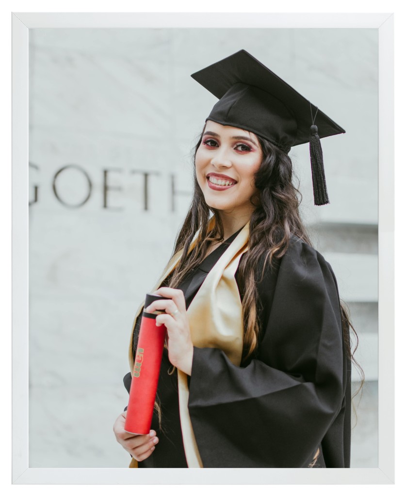 Simply Photo: Graduation, 16” x 20” Framed Print - White