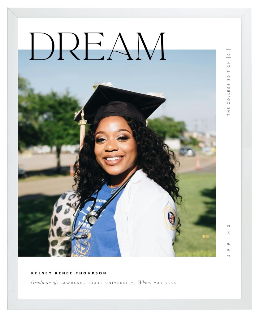 Cover Story Graduation 16” x 20” Framed Print - White