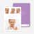 3 over 1 Easter Photo Cards - Purple