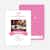 Banner Announcement Dog Photo Cards - Red