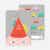 Traffic Jam Cars, Busses and Trucks Birthday Party Invitations - Red