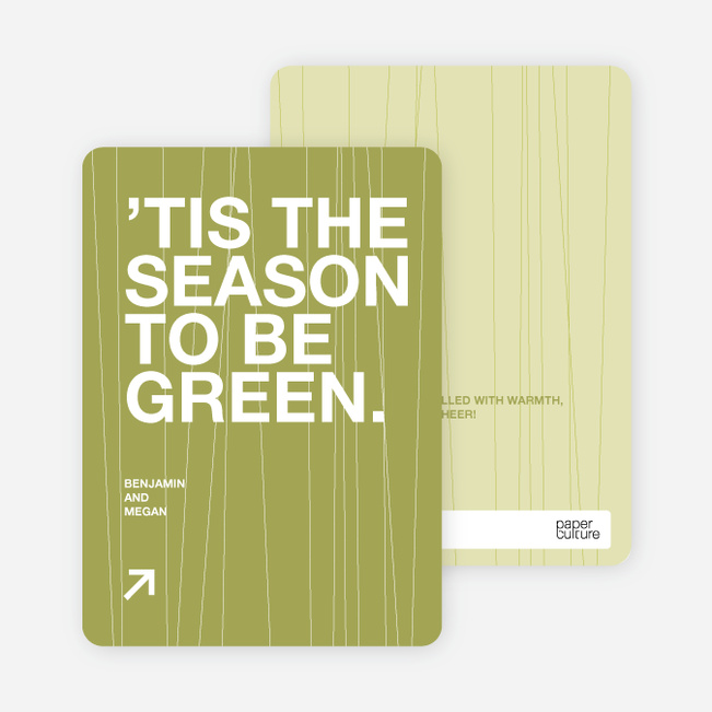 Green Holidays: Eco Conscious and Stylish - Lemongrass