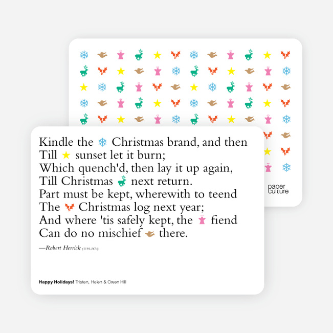 Holiday Poetry - Emerald
