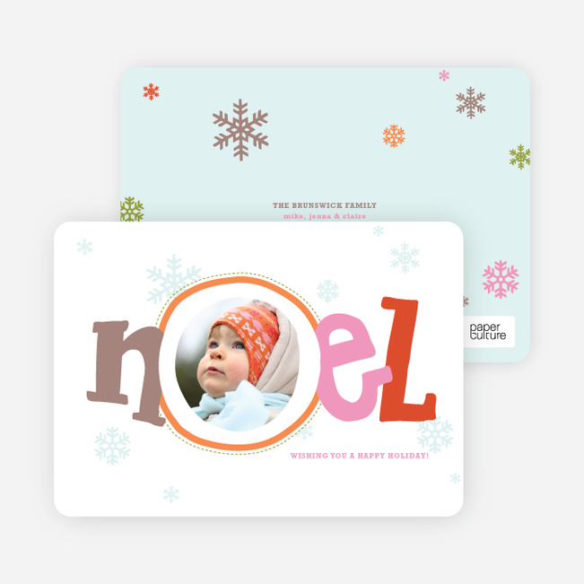 Noel Décor Holiday Photo Cards | Paper Culture