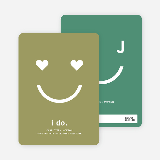 Saying I Do – Happiness Captured – Save the Date Cards - Ivy