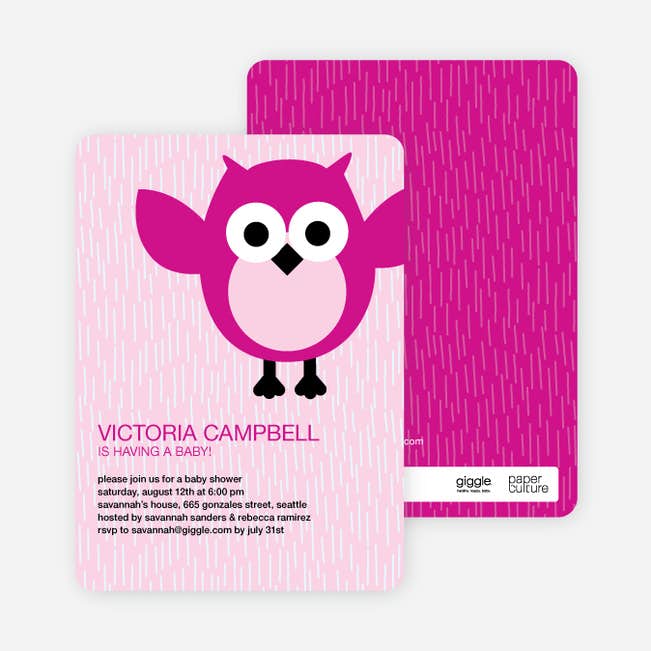 Wise Owl Baby Shower Invitations Paper Culture Wise Owl Baby Shower Invitations Paper Culture
