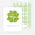 Four Leaf Clover St. Patrick’s Day Maze Card - Green