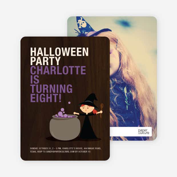 Halloween Photo Party Invitation - Main