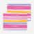 Color Stripe Party Invitations - Pink