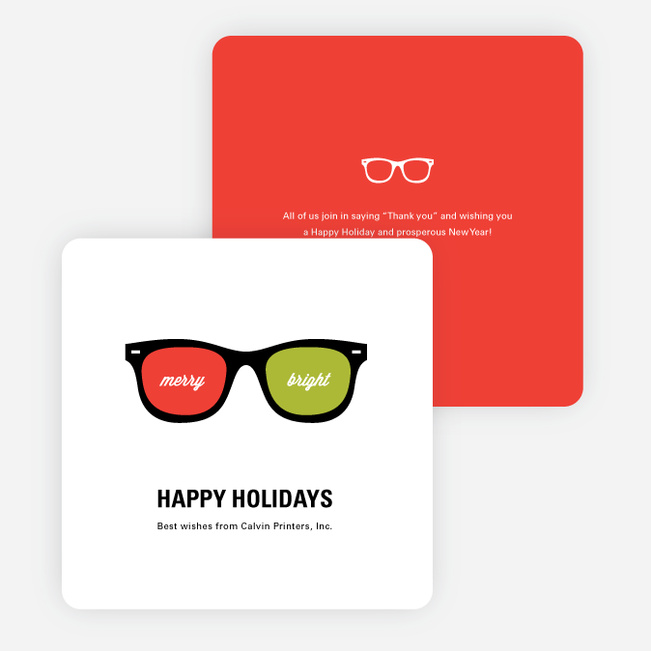 Visions of the Future Corporate Holiday Cards  Paper Culture