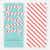 Sweet Holiday Candy Cane Cards - Blue