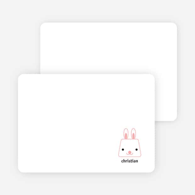 Little Baby Rabbit Stationery - Main