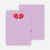 Ladybug Love Personal Stationery - Purple