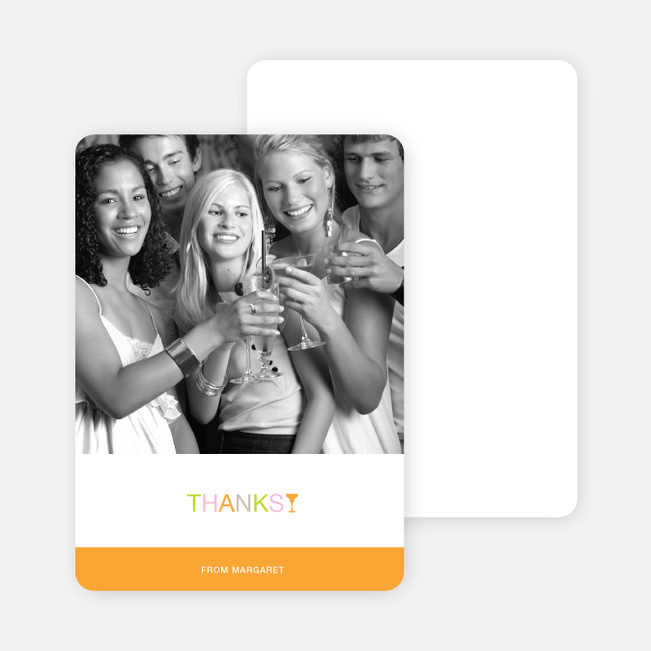 Notecards for the ‘Margaritaville Awaits’ cards. - Light Orange