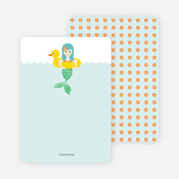 The Little Mermaid Notecard - Main