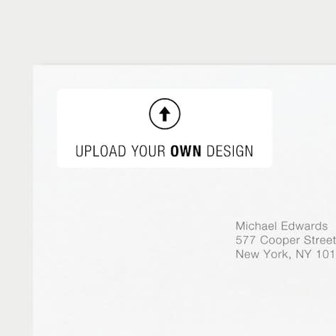 Create return address labels with logo