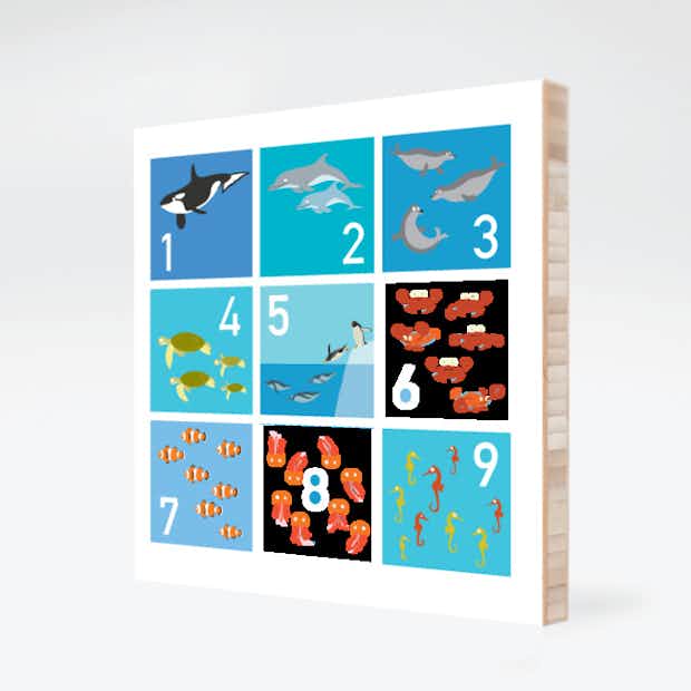 Counting Sea Creatures 1-9 - Front
